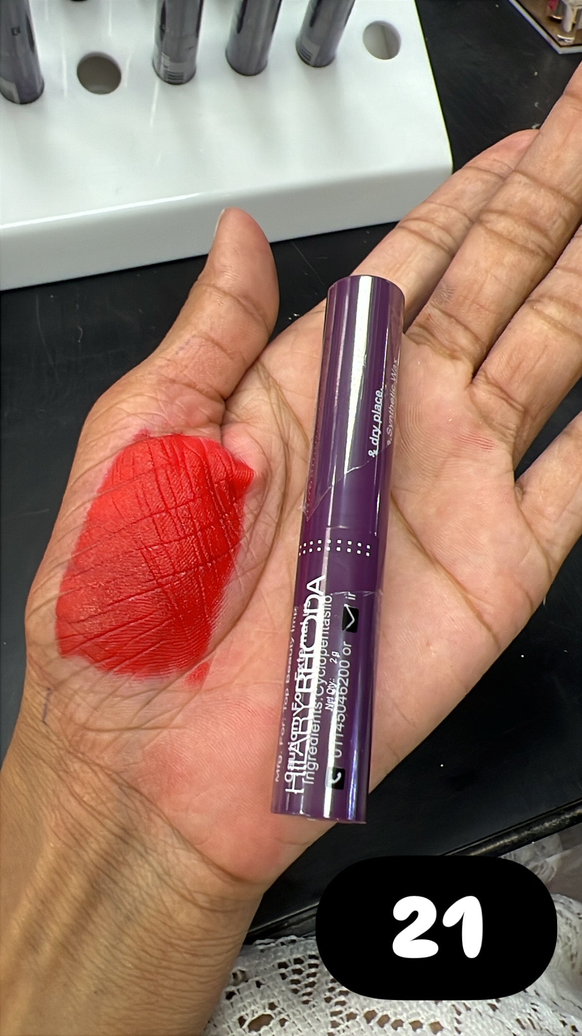 HR NON TRANSFER BULLET LIPSTICK