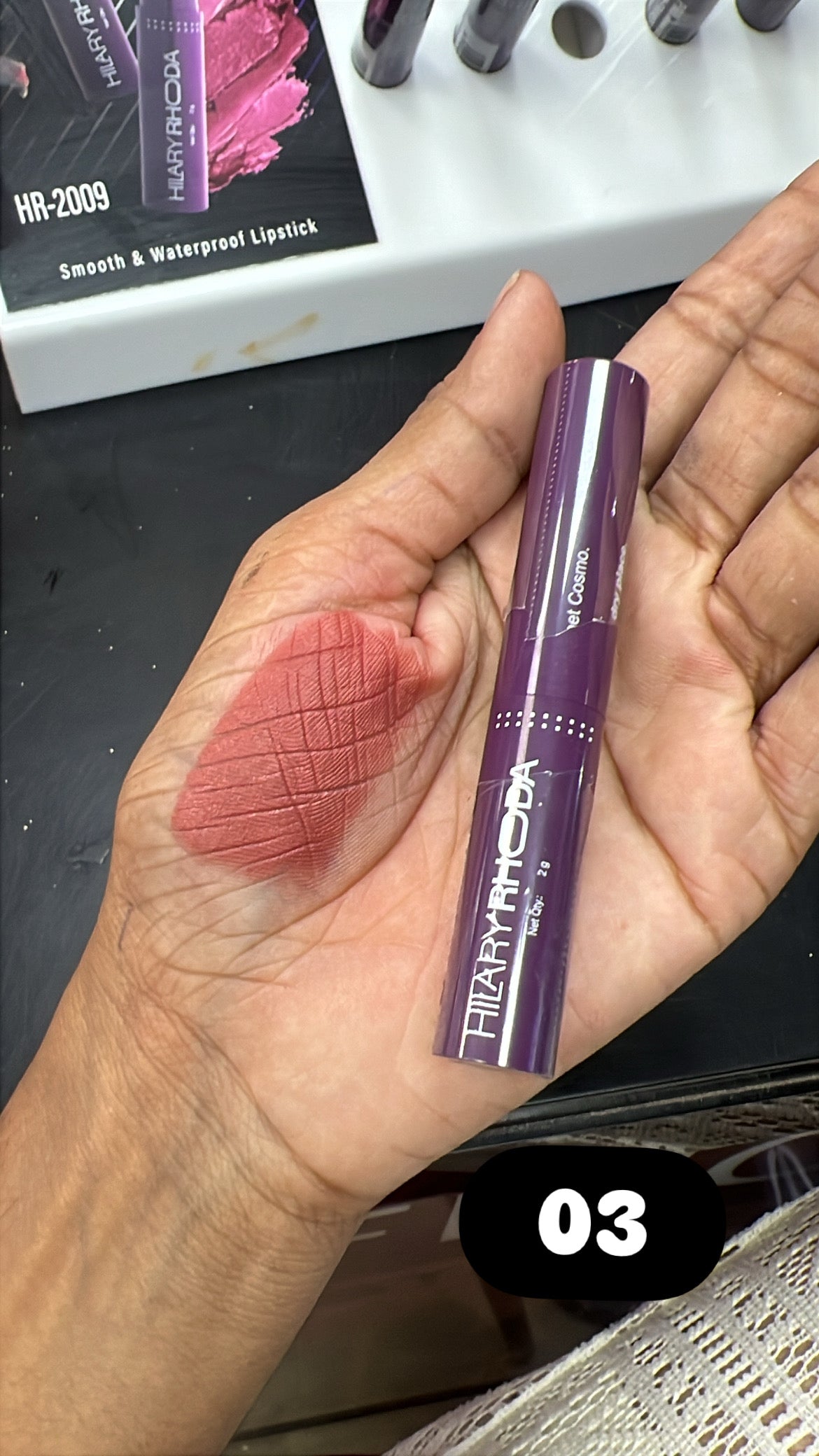 HR NON TRANSFER BULLET LIPSTICK